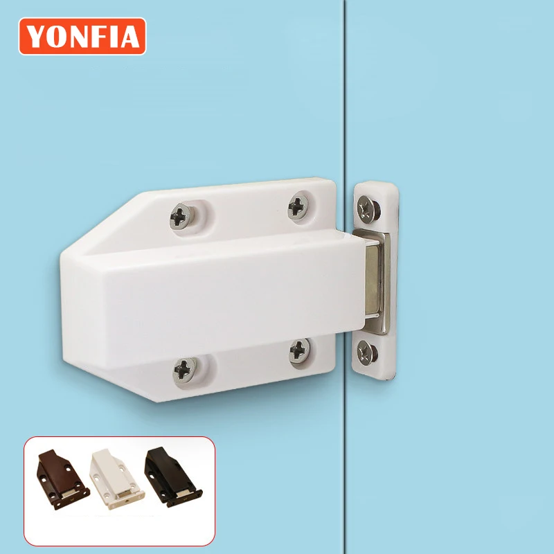 

YONFIA 9042 Big Cabinet Catch Kitchen Door Stopper Soft Close Magnetic Push To Open Touch Door Damper Buffers For Furniture