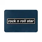 Настенный Коврик Rock N Roll со звездами, полиэстер, противоскользящий, для кухни, спальни, балкона