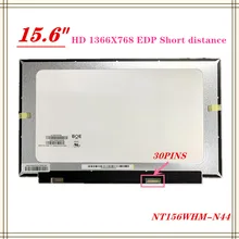 FREE SHIPPING NT156WHM-N34 FIT NT156WHM-N44 45  15.6 Inch 1366X768 with No screw holes EDP 30 pin LCD SCREEN PANEL HD 1366X768