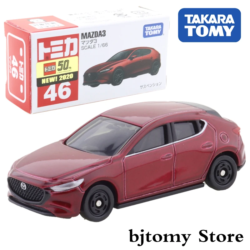 Takara Tomy Tomica No.46 Mazda 3 масштаба 1 : 66 автомобильный популярные детские игрушки