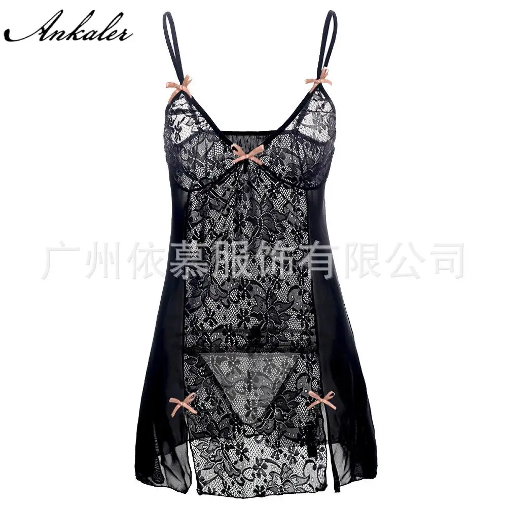 

Hot Intimate Plus Size M-5Xl Costumes Women Erotic Sexy Lingerie Feminina Lingerie Porno Lace Babydoll Lenceria Mujer Sleepwear