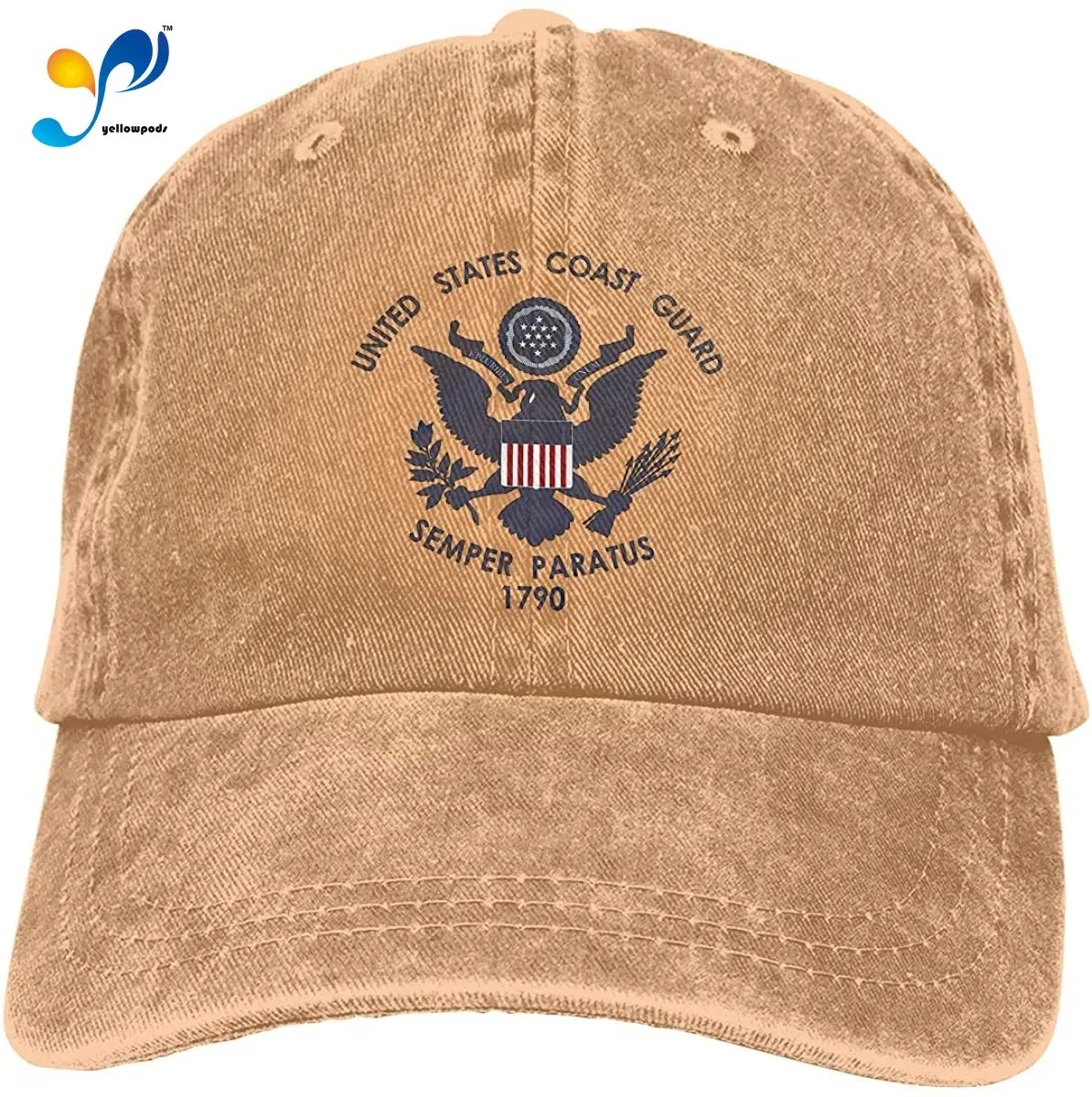 Coast Guard Flags Unisex Soft Casquette Cap Fashion Hat Vintage Adjustable Baseball Caps | Аксессуары для одежды