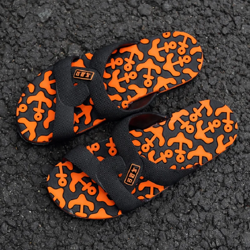 

2021 New Summer Men Sandals Fashion Breathable Home Shoes Bathroom Anti-skid Slippers Leisure Beach Sandals