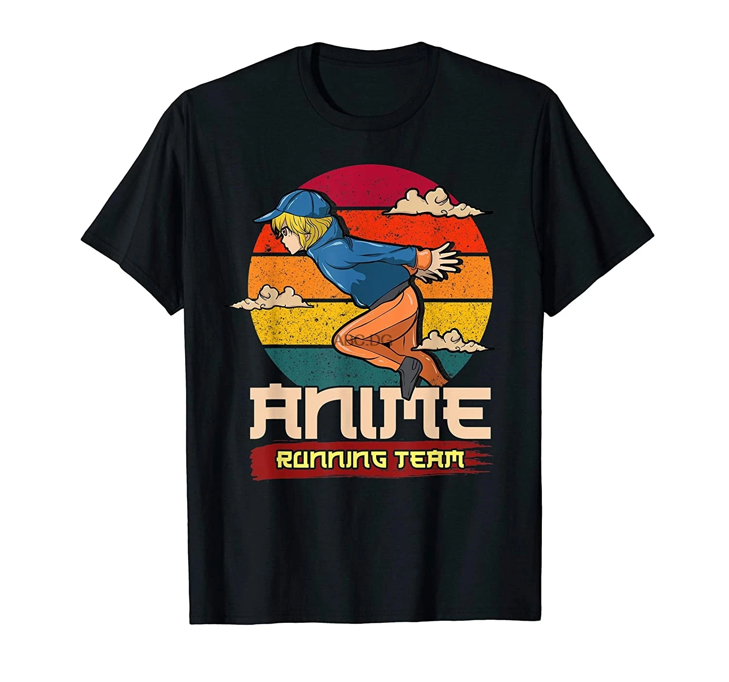 

Anime Running Team Manga Funny Gift T-Shirt