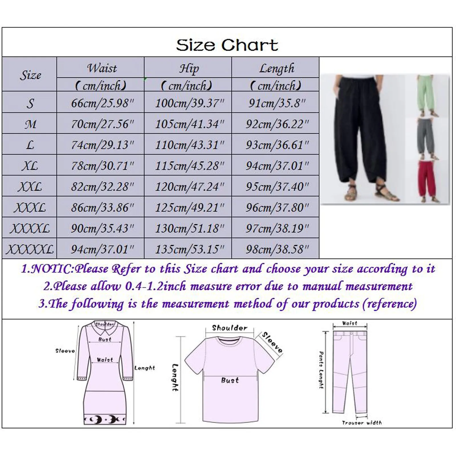 

TELOTUNY 2021 Women Breathable Ankle Solid Slim Pant Elastic Waist Pant Pocket Loose Harem Pants Korean Leisure Fitness Pants