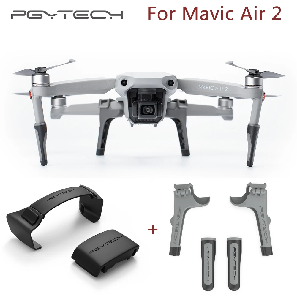 PGYTECH Mavci Air 2 держатель пропеллера + удлинение посадочного механизма для DJI Mavic Air2