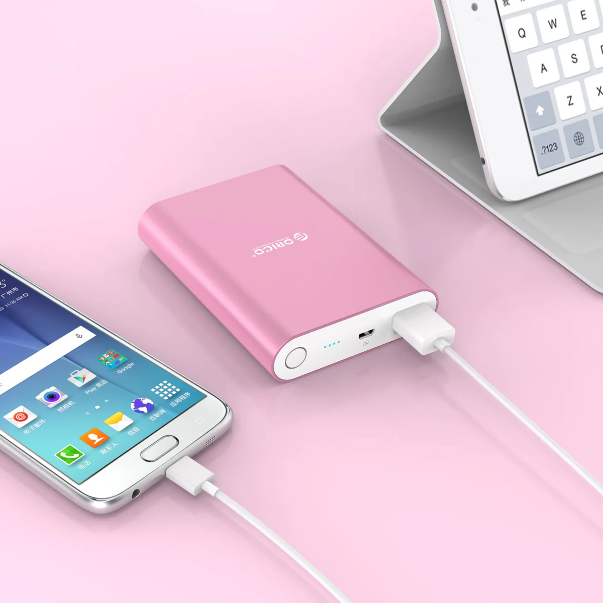 ORICO 10400 мА/ч QC2.0 быстрой зарядки Power Bank быстрое зарядное устройство портативное