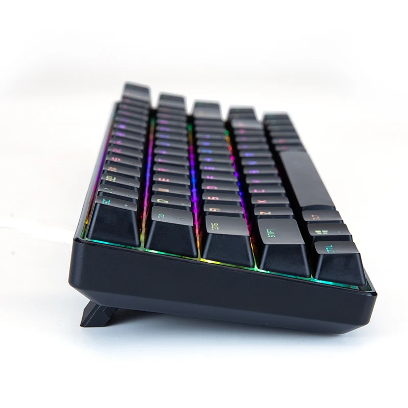 Механическая игровая клавиатура Magic Refiner MK14 RGB с 68 клавишами синий красный