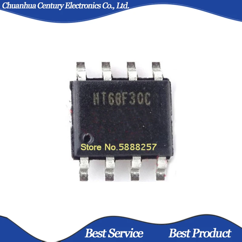 

2 pcs/lot HT68F30C SOP8 New and Original In Stock