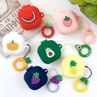 cute fresh fruit silicone cover for samsung galaxy buds live 2020 case wireless bluetooth earphone case portable box accessories