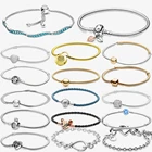 Оригинальный браслет-цепочка MEYoung из стерлингового серебра 925 пробы с логотипом S925, женский подарок, европейский браслет, ювелирные изделия