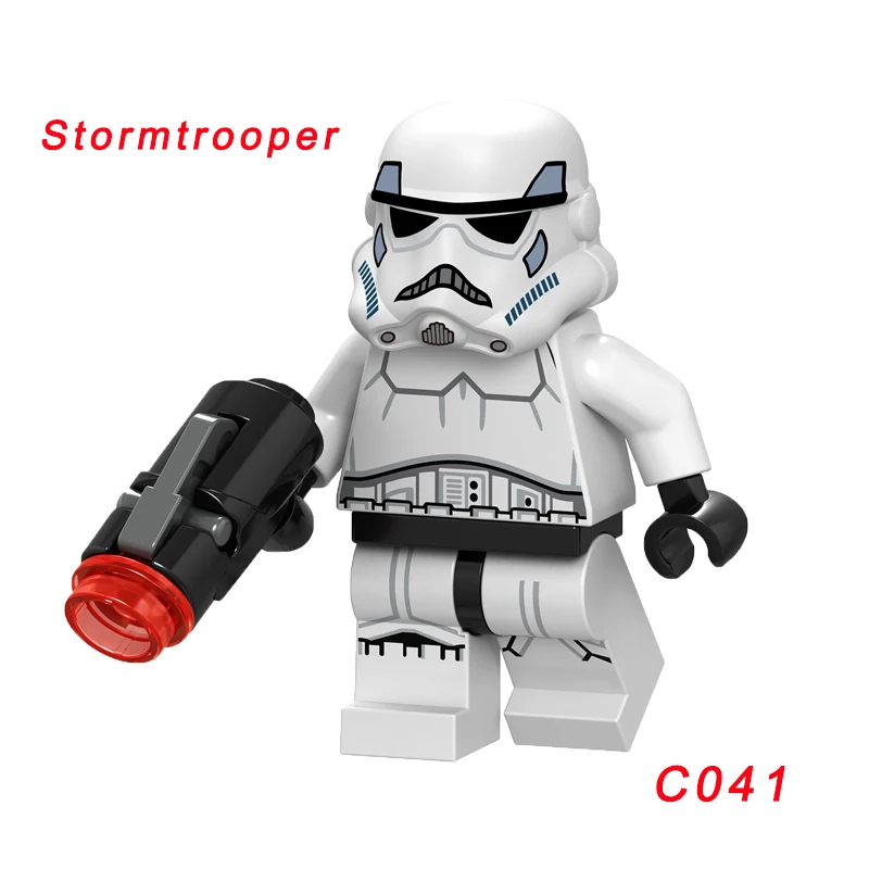C041 Одиночная Звездные войны кирпич Dewback пустыня Jabba Rancor Amidala C-3Po Хром золотой таваунпун строительный блок - Цвет: C041