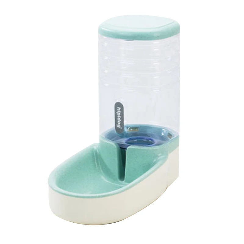 green Drinking 3.8L Pet cat автоматические кормушки пластиковая бутылка для воды для собак большая емкость дозатор для воды для еды кошки собаки миски для кормления поилка - Цвет: green Drinking