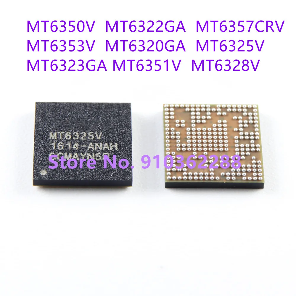 100% новый MT6320GA MT6322GA MT6323GA MT6323LGA MT6350V MT6351V MT6353V MT6325V MT6328V MT6329BA MT6331P MT6332P MT6357V MT6357CRV |
