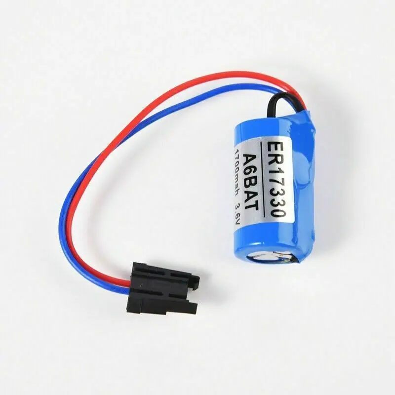 Mitsubishi PLC ER17330V литиевая батарея A6BAT 1700mah 2 / 3A 3 6 V с разъемом|Перезаряжаемые батареи| |