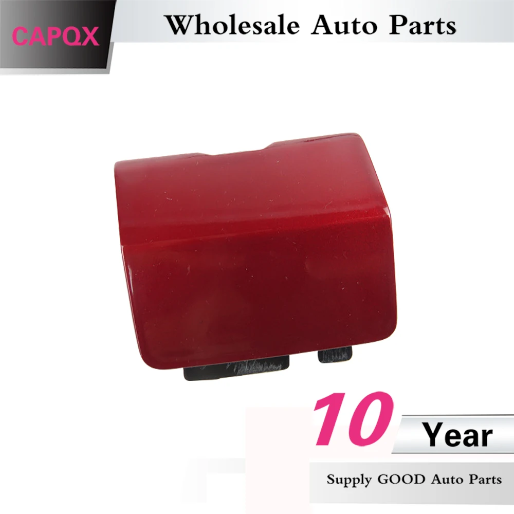 RED Capqx 1 шт. для Mazda6 Mazda 6 Atenza заднего бампера Заглушка Отверстия для Буксировочного Крюка задний бампер-крепление для троса крышка Буксировочный Крюк оболочки Кепки - Цвет: RED