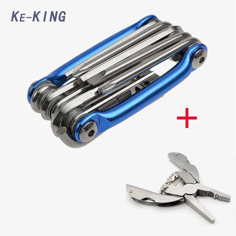 

Bike Multitool tire Repair Tool with screwdriver Chain Rivet Extractor FOR Honda GROM 125 CBR 1000RR Z50 CRF450 CB500X NC700s
