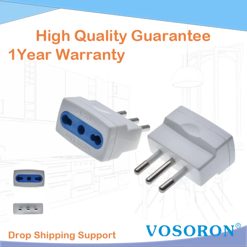 Европейский 2-контактный ЕС 4 0 мм Италию мини адаптер для путешествий подходит