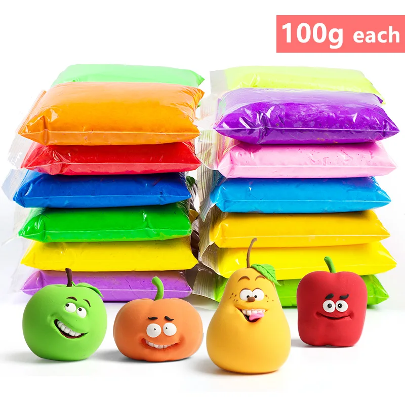 

100g/Bag Air Dry Clay, Ultra-Light Clay, Modeling Plasticine, Children's Handmade DIY Educational Fun Toys