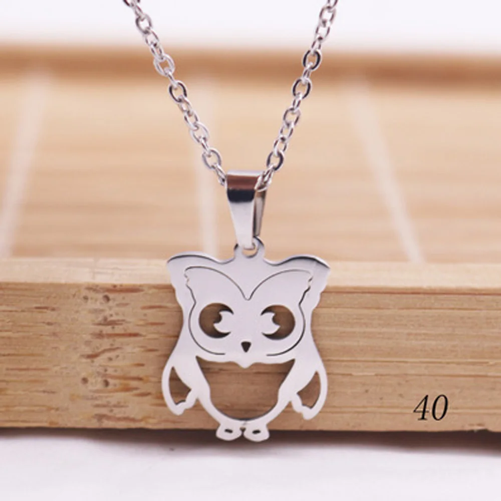 

Stainless Steel Necklace For Women Origami giraffe Elephant Necklaces For Women Jewelry fashion necklace for women