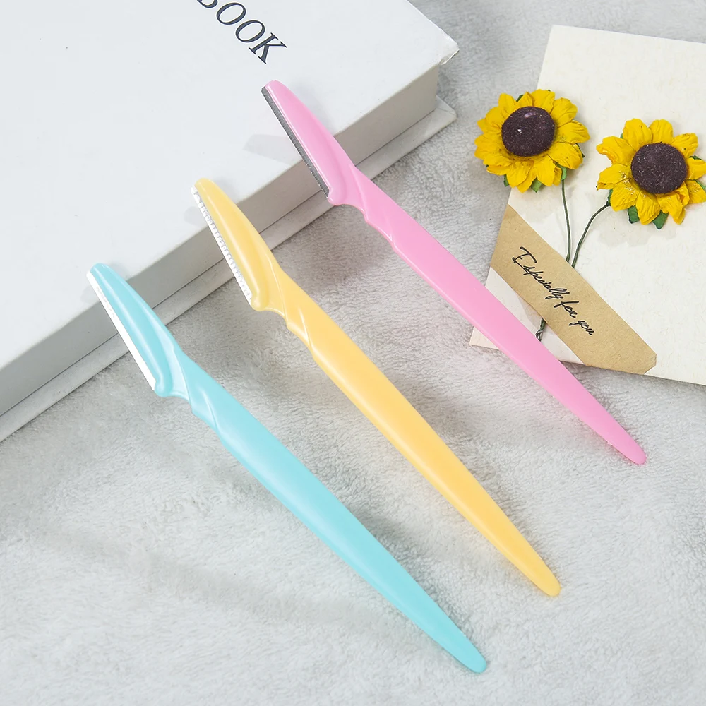 10 шт. триммер для бровей портативная Бритва формирователь удаление волос на лице