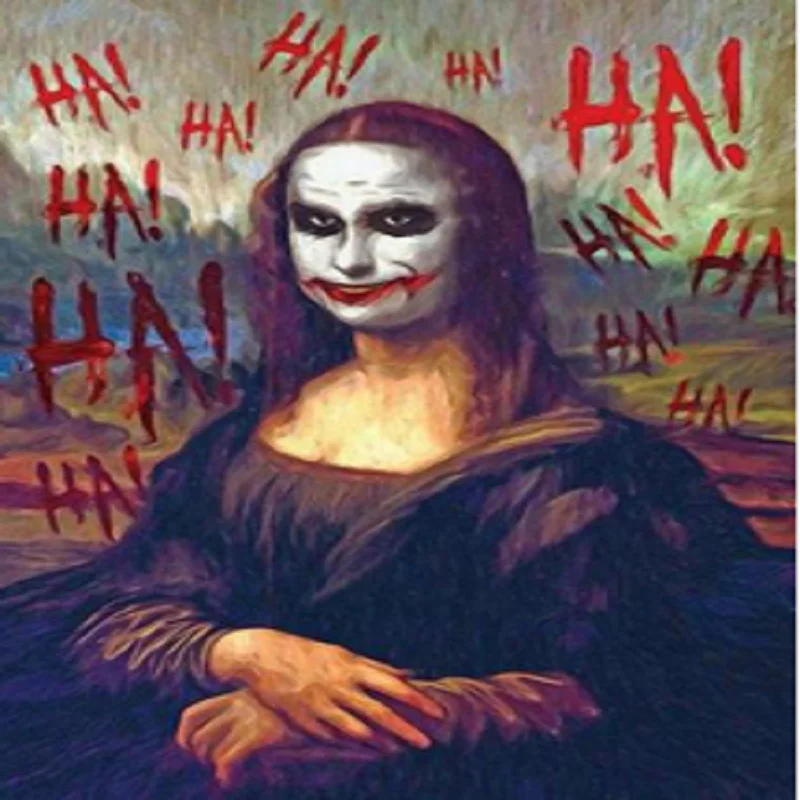 Краски по номерам Мона Лиза Рисунок живопись на холсте с обрамленной росписью