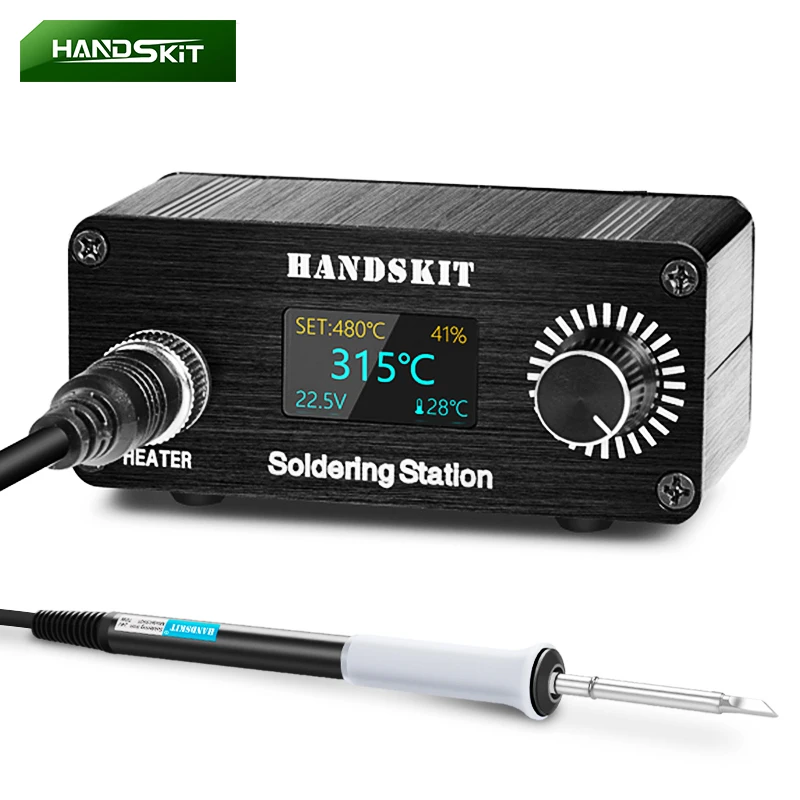 T12 Паяльная станция OLED Digital Temp Adjust Ремонт паяльника Оборудование Портативный