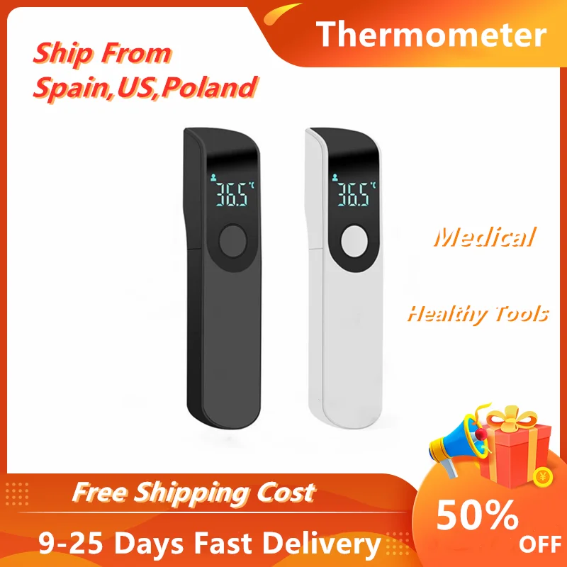 

New Handheld Body Forehead Non-contact Digital Infrared Thermometer Quick Temperature Measurement and Oximeter Health Care Sets