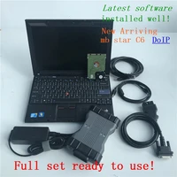 2020 fatory price mb star c6 support doipcan x ntry vci diagnosis tool newest software better than c4 c5 with laptop x201 i7 8g