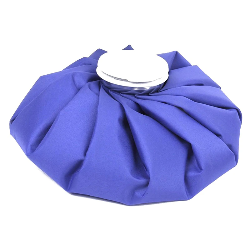 9 inch ice bag cold pack for sports injuries neck knee pain relief (blue)