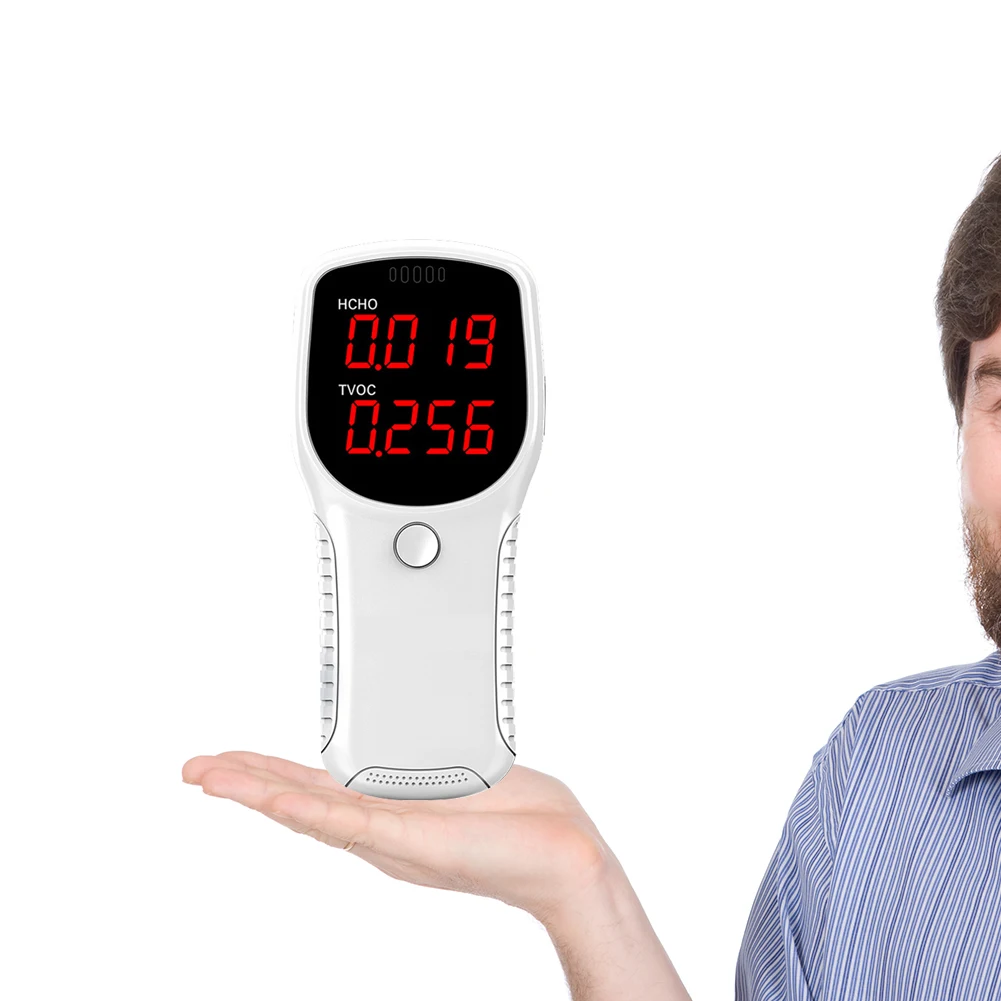 

Professional Digital Formaldehyde Detector Air Quality Tester Humidity Measuring Device for Formaldehyde Accurate Detection