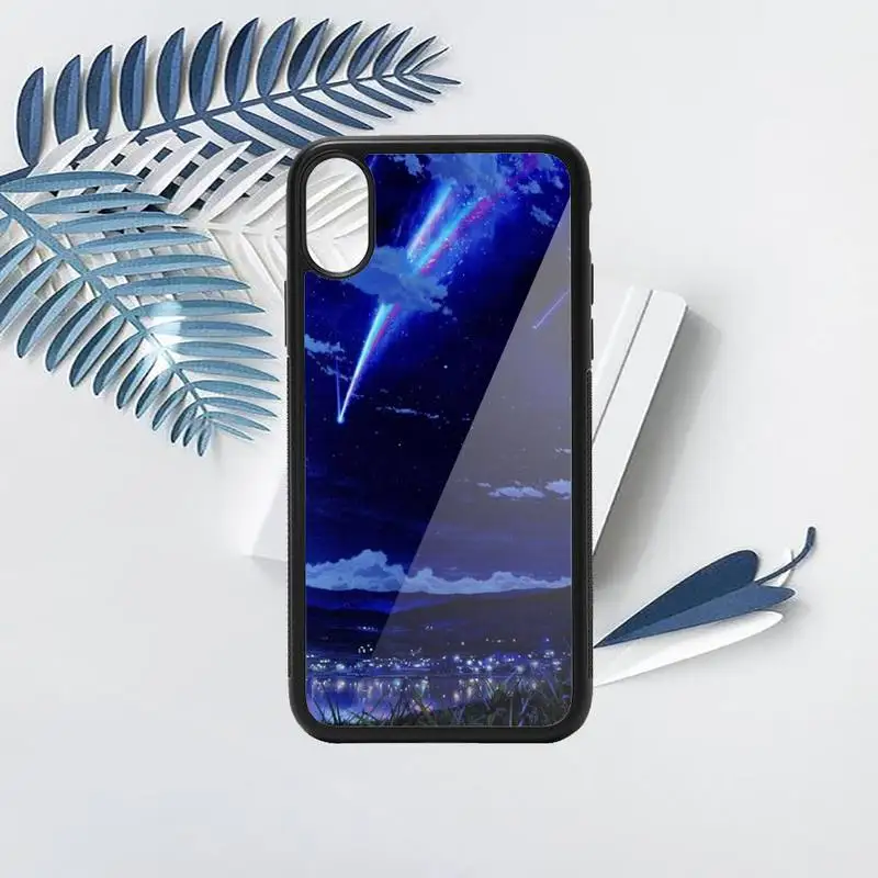 

Japan anime Your Name Phone Cases PC for iPhone 11 12 pro XS MAX 8 7 6 6S Plus X 5S SE 2020 XR