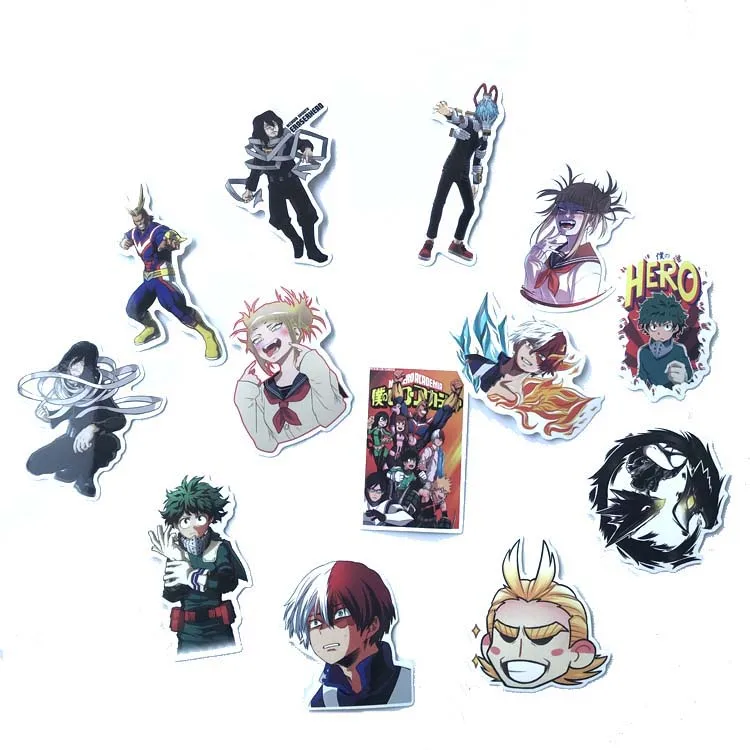 70pcs Japanese manga My Hero Academia suitcase Stickers laptop skateboard Anime Character Electric car decals | Автомобили и