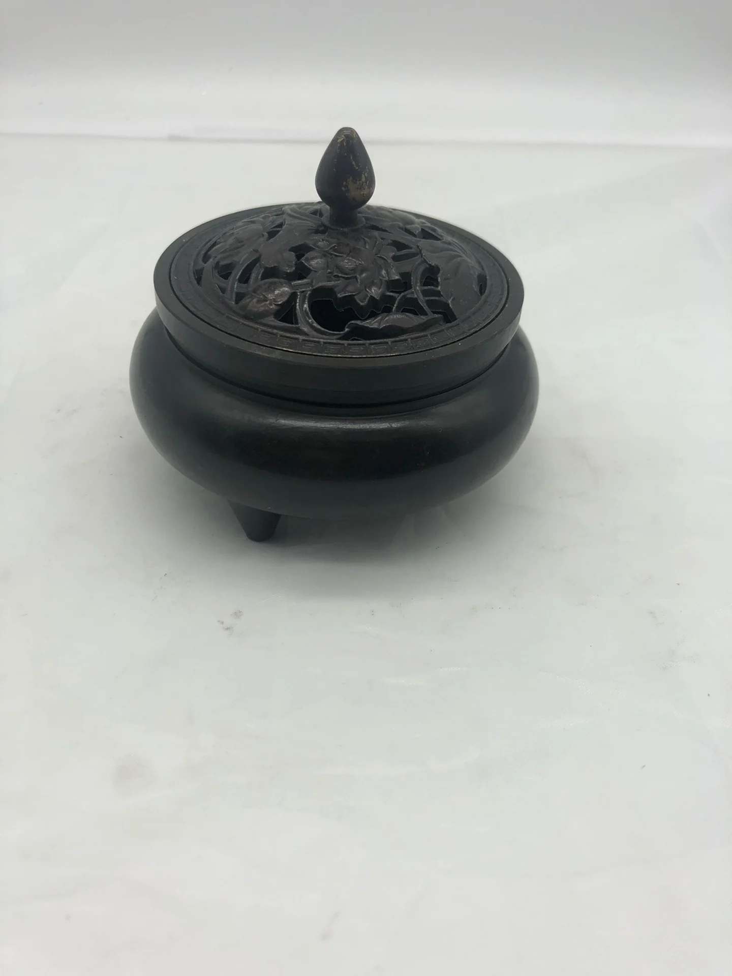 Сборная китайская латунная бронзовая курильница ручной работы Ruyi курильница