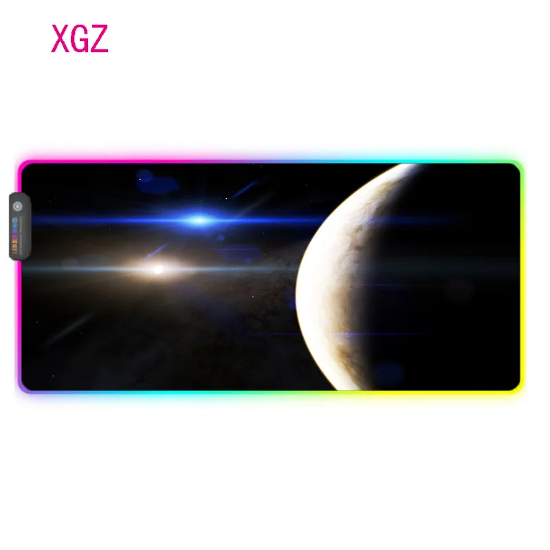 Игровой коврик для мыши XGZ со светодиодсветодиодный подсветкой 40 х90 см|Коврики