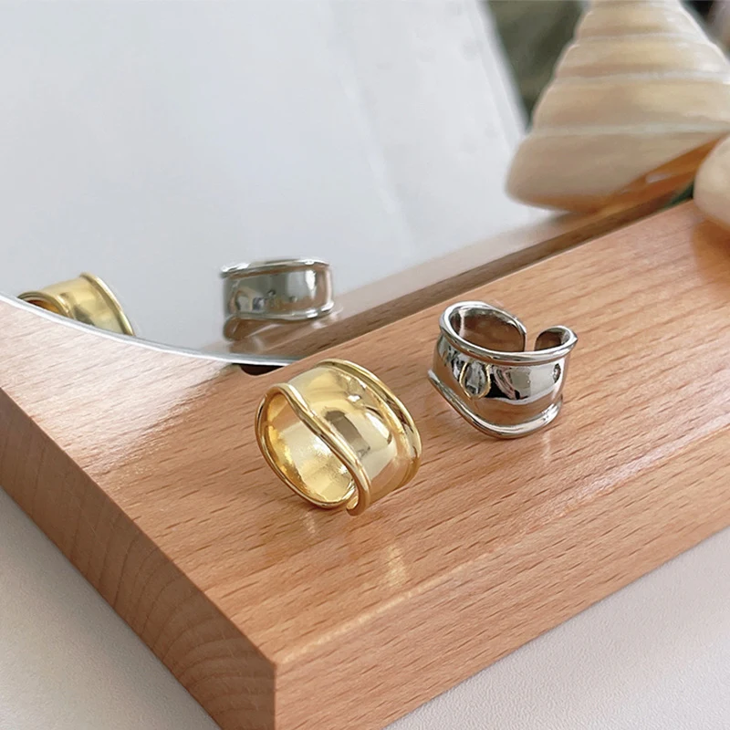 

Fashion personality simple creativity Adjustable opening women's ring fashion charm temperament jewelry accessories wholesale