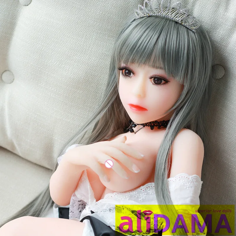 ALIDAMA 100 см (3.28ft) Французский маленький мини TPE Секс Куклы Силиконовые Реалистичные