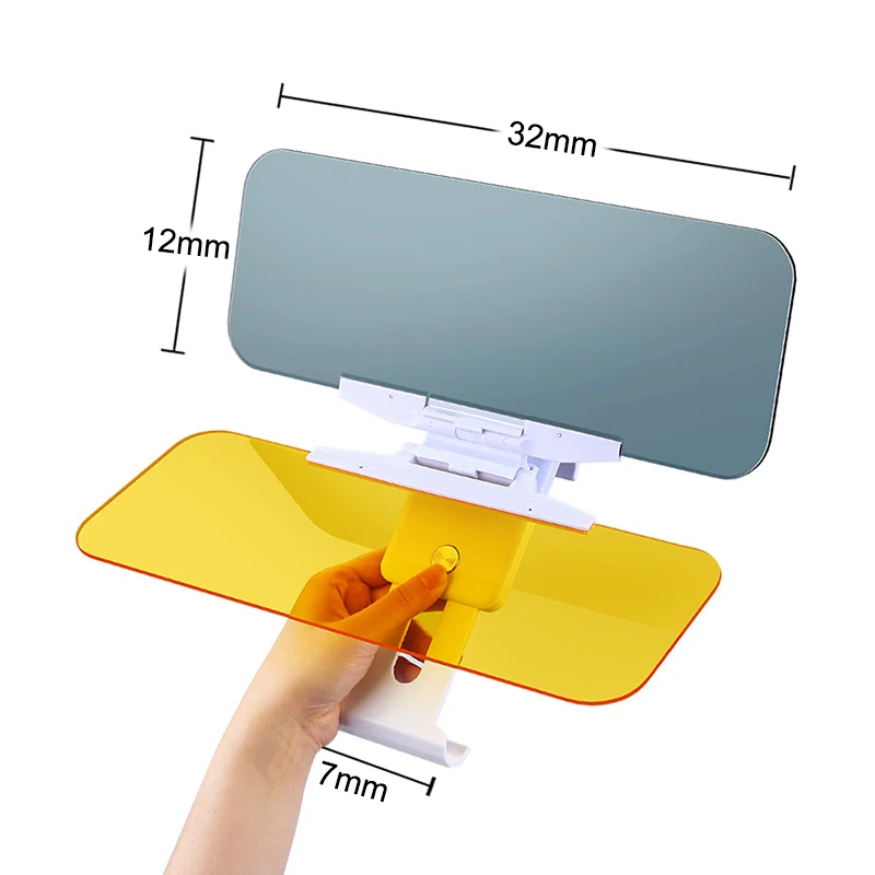 Новинка 2020 антибликовый автомобильный солнцезащитный козырек 2 в 1 ослепительные