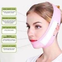 face v shaper facial slimming bandage relaxation lift up belt shape lift reduce double chin face thining band massage face tools
