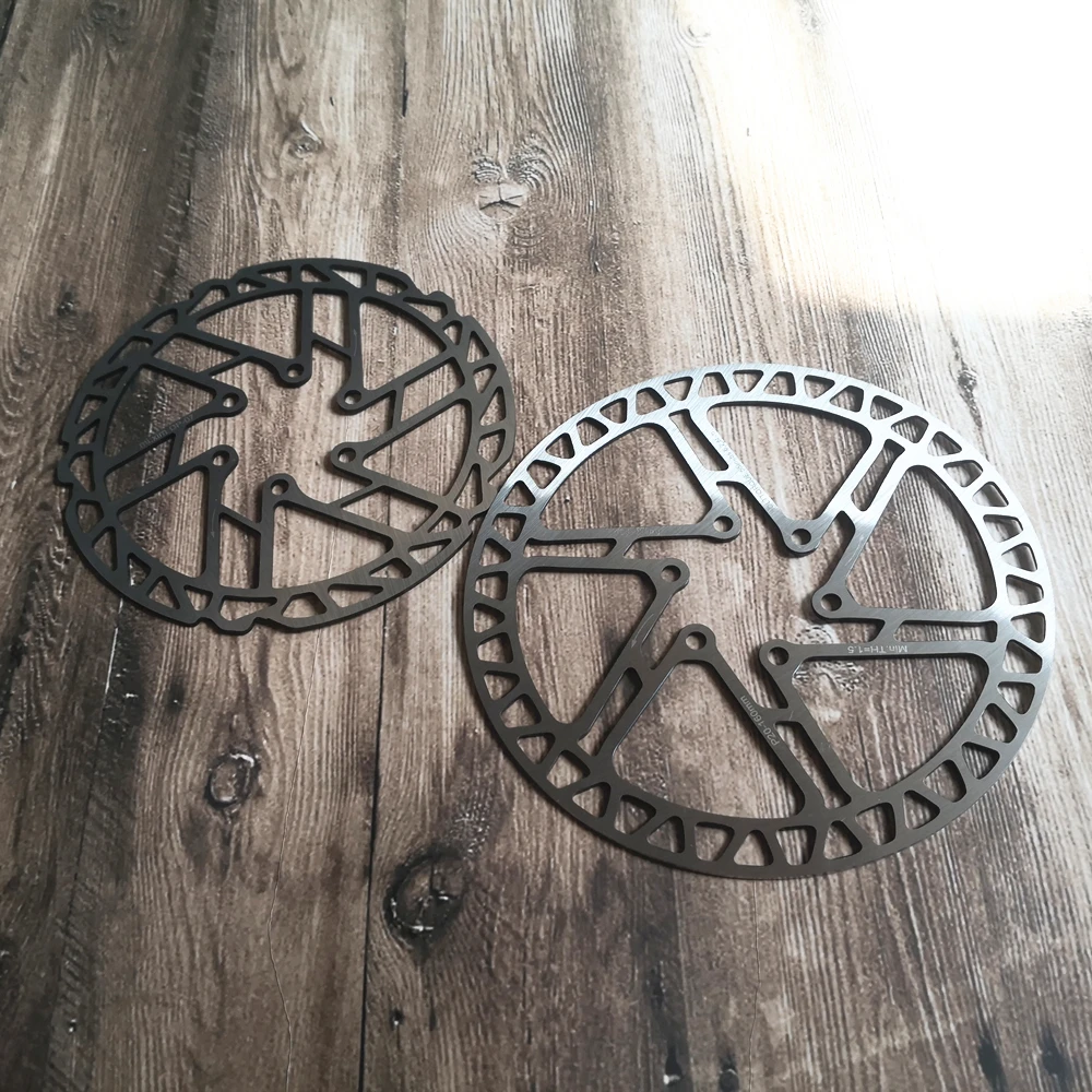 2020 New 140/160mm rainbow Bicycle brake disc Road Brake Six Nail Disc for Mountain Bike Rotors | Спорт и развлечения