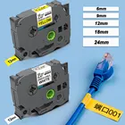 1 шт., кабельная лента с белой этикеткой TZe TZeFX231 TZFX231 TZ FX631 FX221 FX251 FX211 TZeFX241, совместима с Brother P-touch