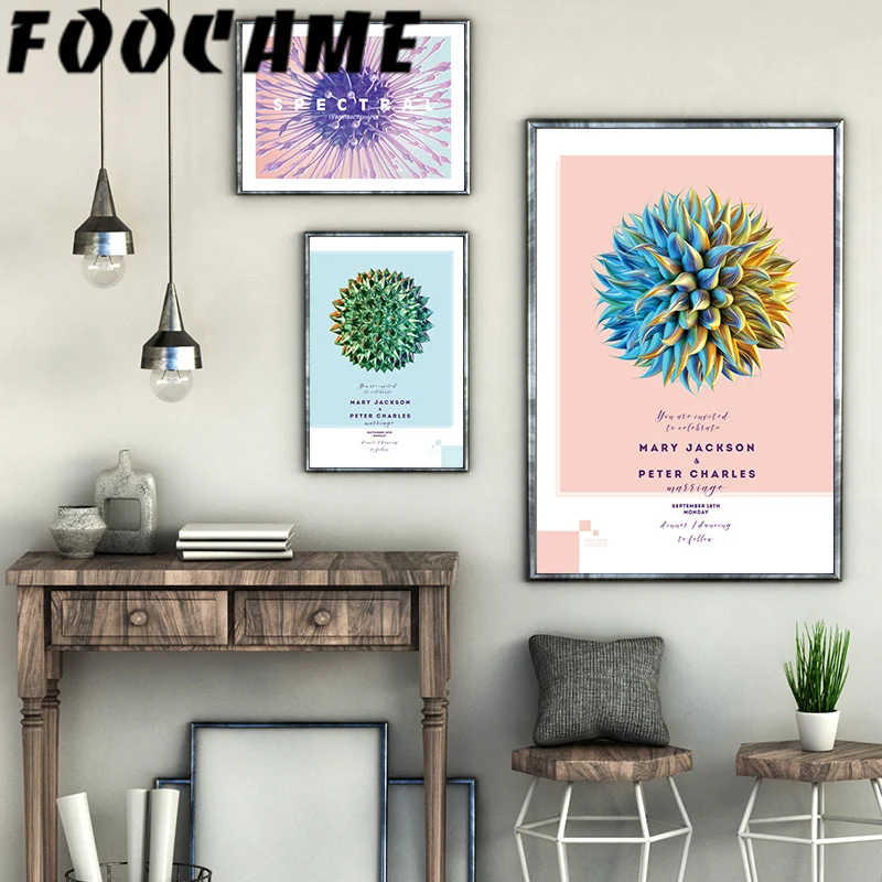 

Креативная минимализм Скандинавская Картина на холсте, современные абстрактные плакаты и принты, украшение, настенные художественные карт...