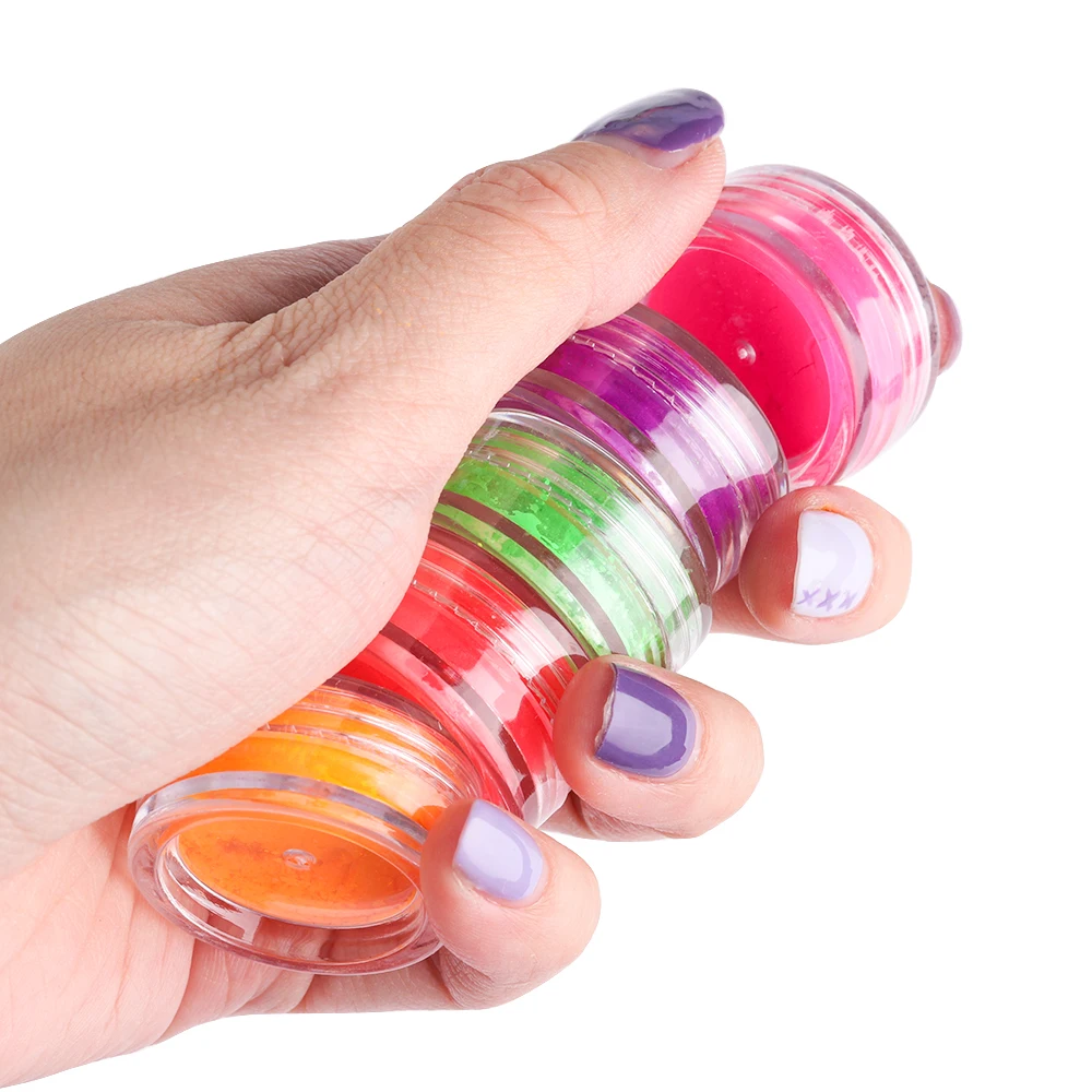 1/7 шт. неоновые тени для век рассыпчатая пудра пигмент Шиммер Сияющие матовые