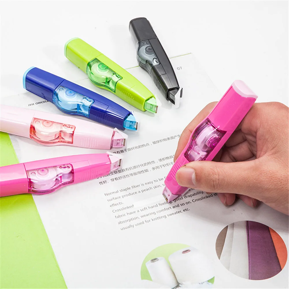 

Симпатичная сменная Корректирующая лента, 6 м, японские Канцтовары, корректирующие ленты, инструменты, белые наклейки, офисные и школьные ко...