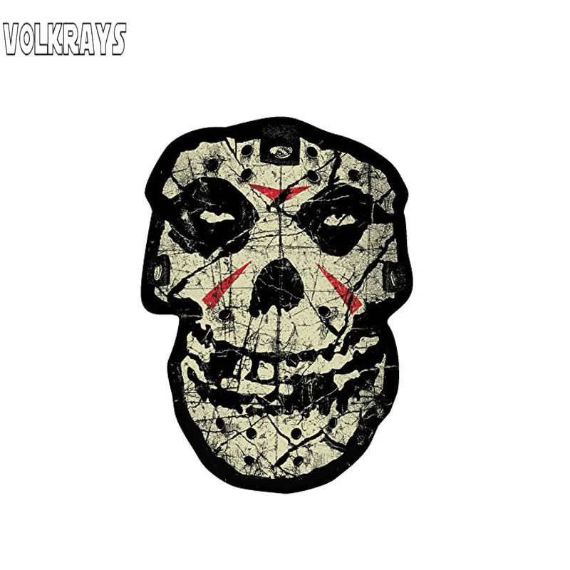 Модная Автомобильная наклейка Volkrays виниловая водостойкая Светоотражающая 11 см *