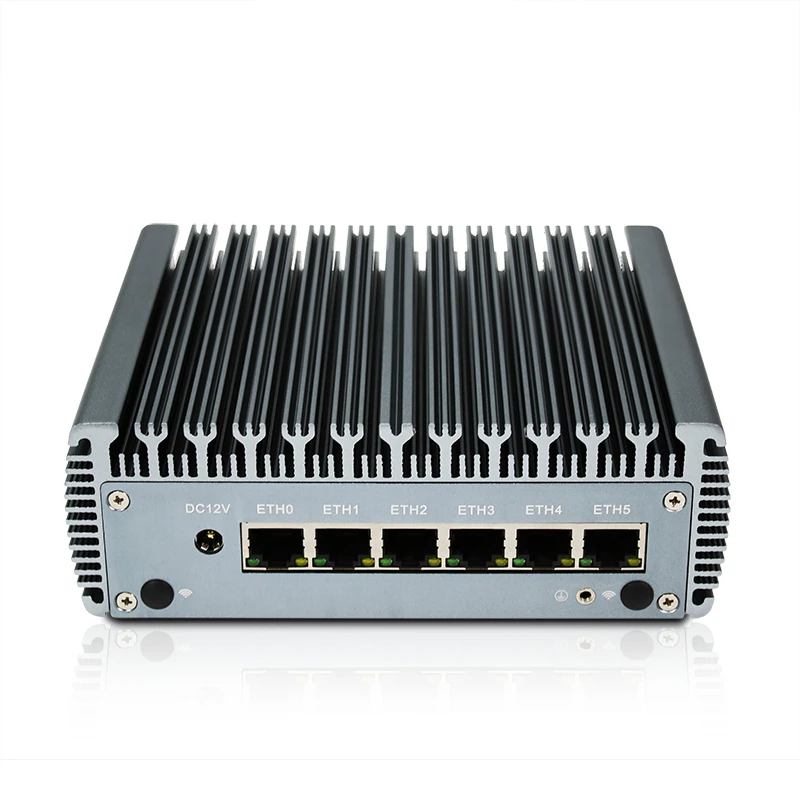 Сетевой маршрутизатор Pfsense Intel Core i7-1165G7 i211AT 6LAN RJ45 COM 4 * USB HDMI безвентиляторный