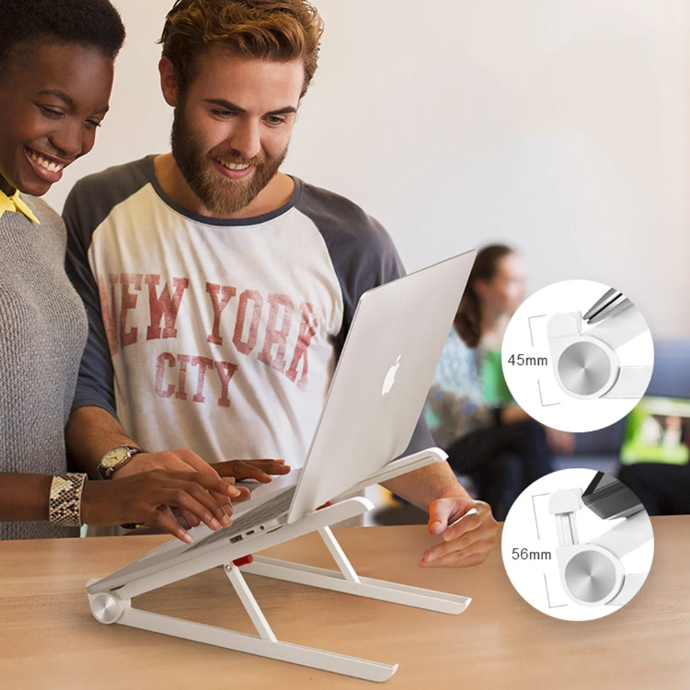 Регулируемая по высоте подставка для ноутбука портативный складной держатель