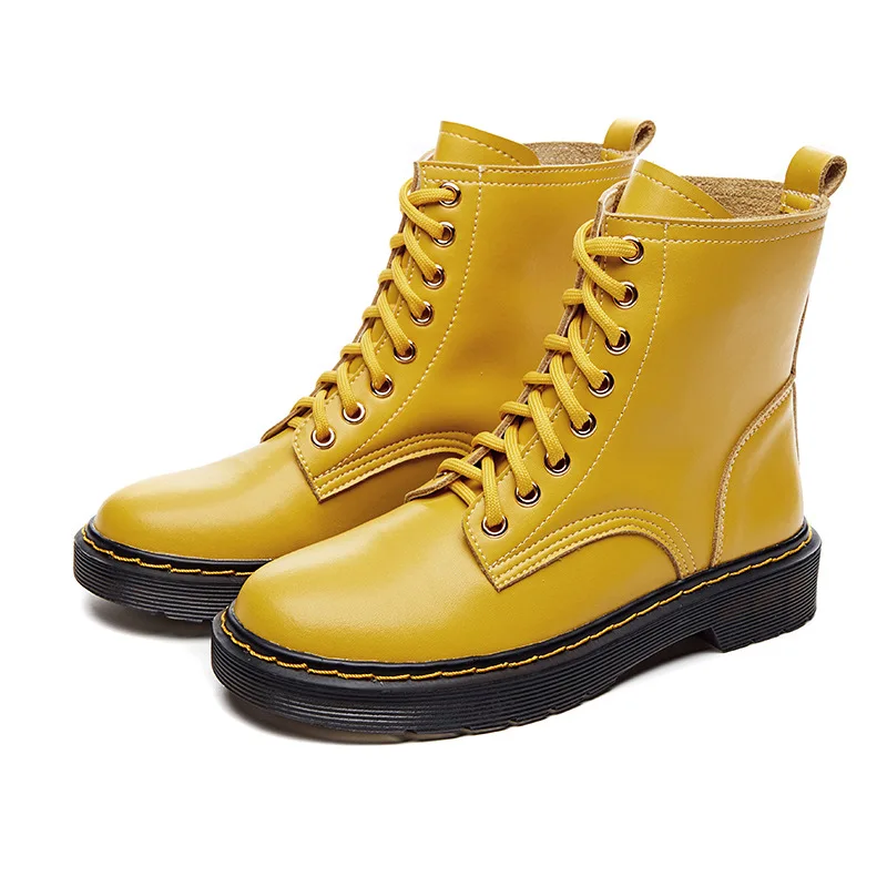 Женские ботильоны женская зимняя обувь на плоской подошве и среднем каблуке