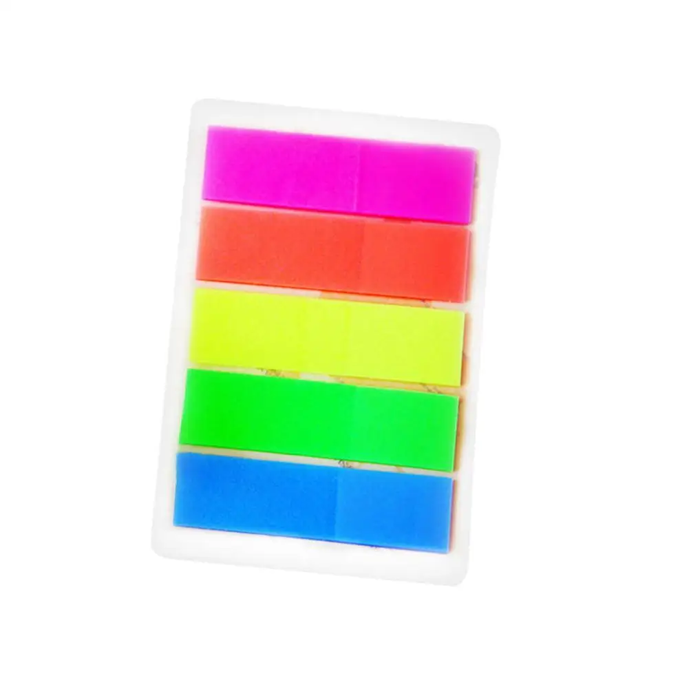 

1 pcs Fine Sticky Notes Office School Supply Scratch Rainbow Planner Pad Stationery Notepad Memo Mark Index Sketchbook F7F9