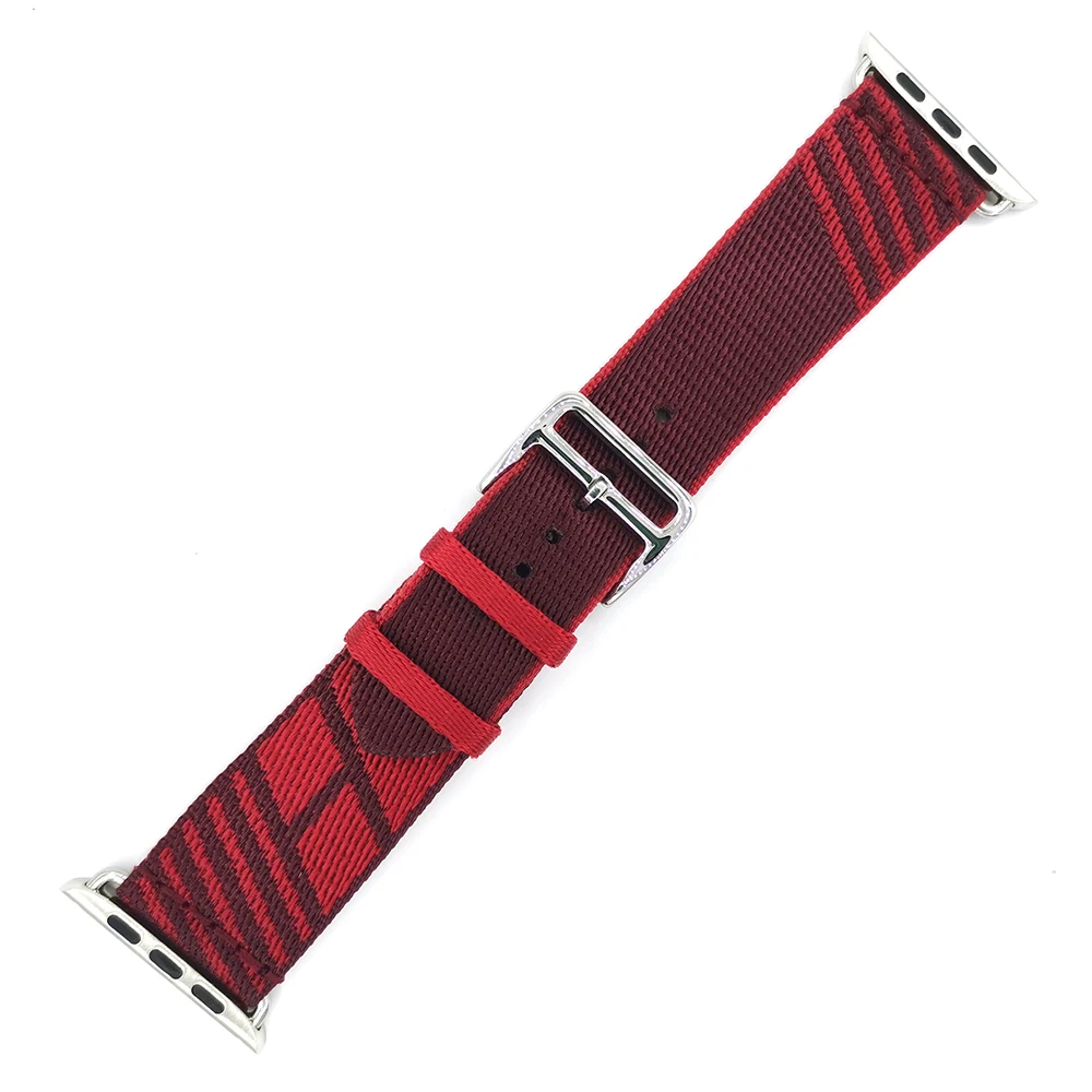 Nylon Watch Strap 41mm 45mm for Apple Watch 38mm 42mm Braided Watch Band for iWatch 7 SE 6 5 4 3 44mm 40mm Bracelet Correa